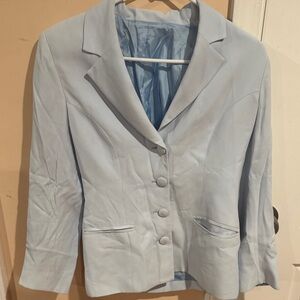 Custom Chic Women's Sky Blue Blazer